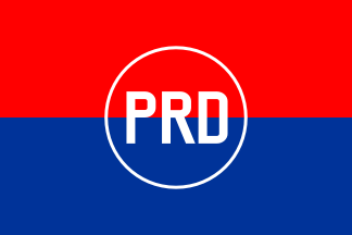 [Flag of Partido de Restauración Democrática]